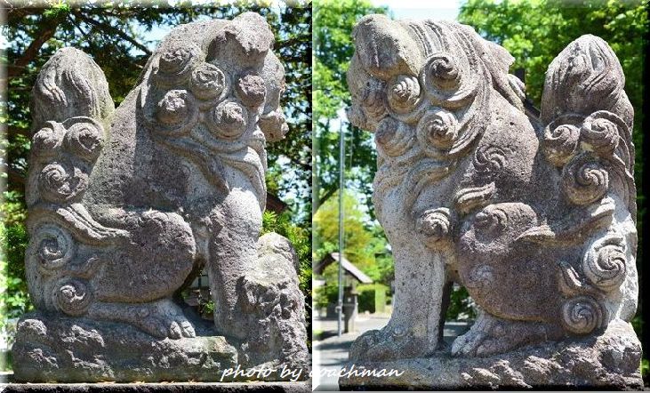 端野神社　狛犬　北見市_a0315942_20422667.jpg