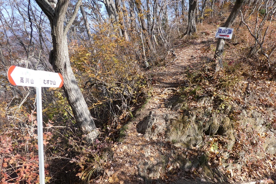 12/2　高川山からむすび山（ふもと近くの紅葉を期待して）_d0288144_22125938.jpg