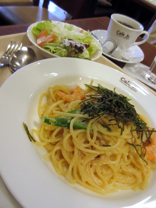 【イタリアントマトCafe Jr.】パスタAランチと今日の無駄遣い108円_b0009849_20184599.jpg