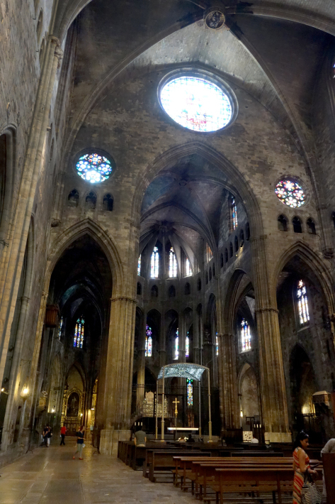 ジローナのカテドラル Cathedral of Girona サン・フェリウ教会 Basilica of Sant Feliu カタルーニャ地方 スペイン 2018年9月 バルセロナの旅(8)_f0117059_12462618.jpg