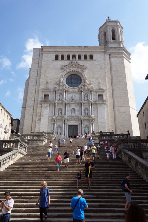 ジローナのカテドラル Cathedral of Girona サン・フェリウ教会 Basilica of Sant Feliu カタルーニャ地方 スペイン 2018年9月 バルセロナの旅(8)_f0117059_12465578.jpg