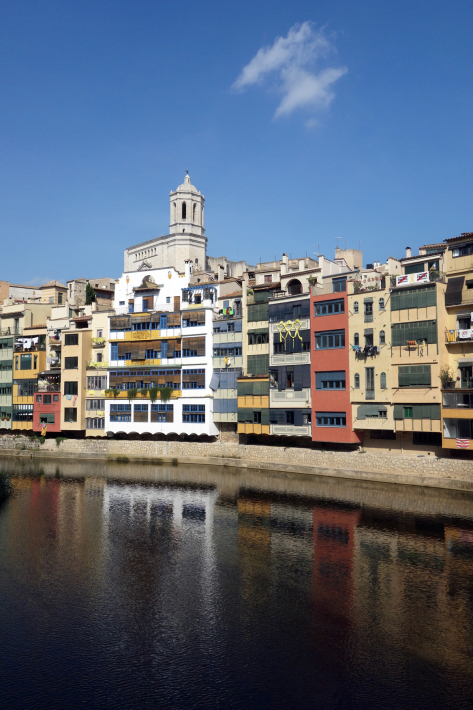 ジローナのカテドラル Cathedral of Girona サン・フェリウ教会 Basilica of Sant Feliu カタルーニャ地方 スペイン 2018年9月 バルセロナの旅(8)_f0117059_12472657.jpg