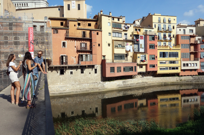 ジローナのカテドラル Cathedral of Girona サン・フェリウ教会 Basilica of Sant Feliu カタルーニャ地方 スペイン 2018年9月 バルセロナの旅(8)_f0117059_12472982.jpg