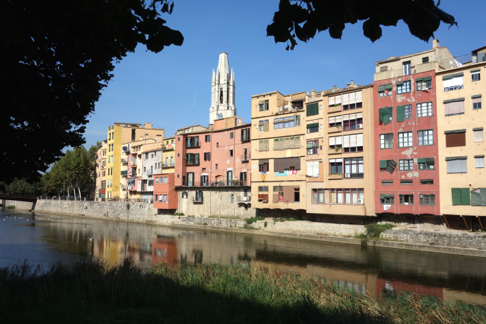 ジローナのカテドラル Cathedral of Girona サン・フェリウ教会 Basilica of Sant Feliu カタルーニャ地方 スペイン 2018年9月 バルセロナの旅(8)_f0117059_12480746.jpg