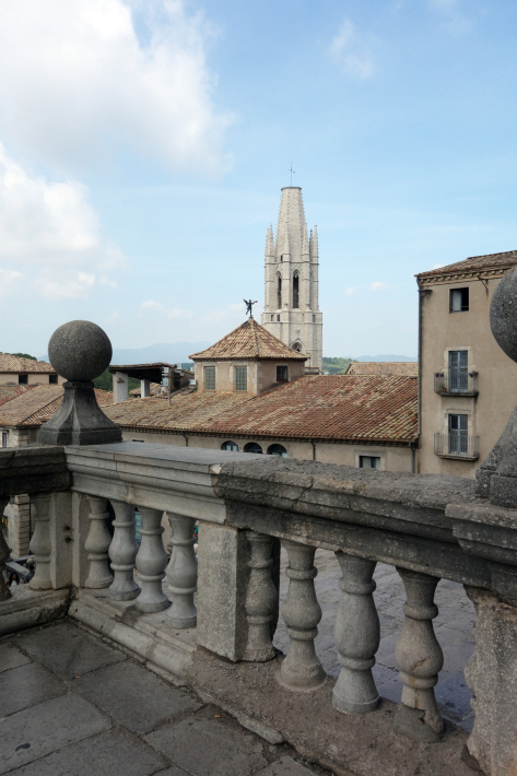 ジローナのカテドラル Cathedral of Girona サン・フェリウ教会 Basilica of Sant Feliu カタルーニャ地方 スペイン 2018年9月 バルセロナの旅(8)_f0117059_12482492.jpg