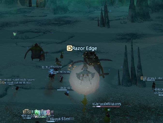 Razor Edge 日記 高い所から飛び降りる時にお腹の上辺りがスーッとならない Final Fantasy Xiv The Lodestone
