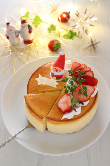 スフレチーズケーキ*＊☆クリスマスバージョン_c0209912_11453399.jpg