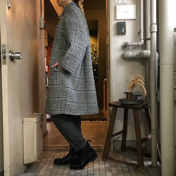 ラウンドカラーコート Honnete_d0364239_18275200.jpg