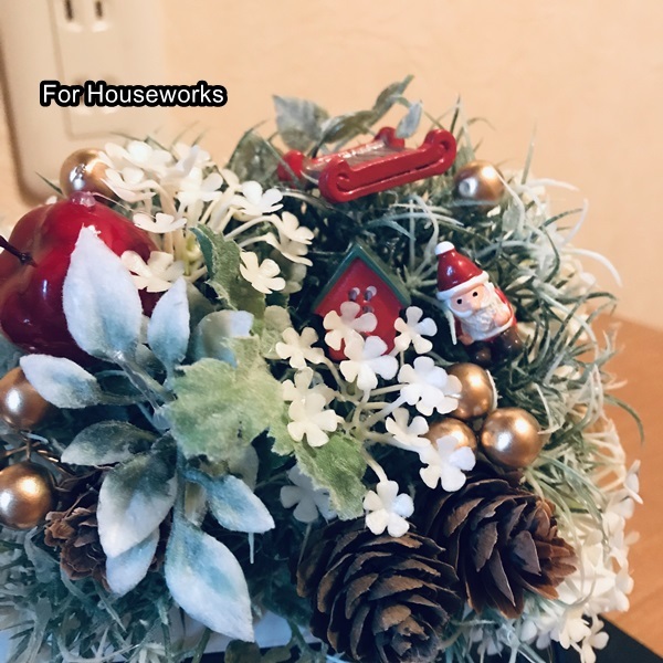 【クリスマスに】アイロンビーズ作品を、オーナメントに_c0360042_20074099.jpg