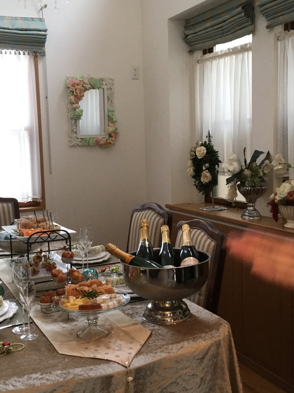クリスマス 🎄シャンパーニュのパーティー🍾_c0195496_11361656.jpg