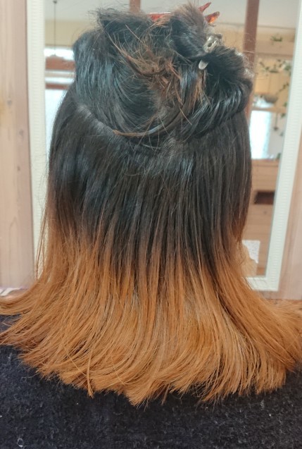 ツートンカラーグラデーション 松江市美容室 へアトリエボネット 白髪 うねり パサつき悩み 大人女性のための美容室 ツートンカラーグラデーション 松江市美容室 へアトリエボネット 白髪 うねり パサつき悩み 大人女性のための美容室