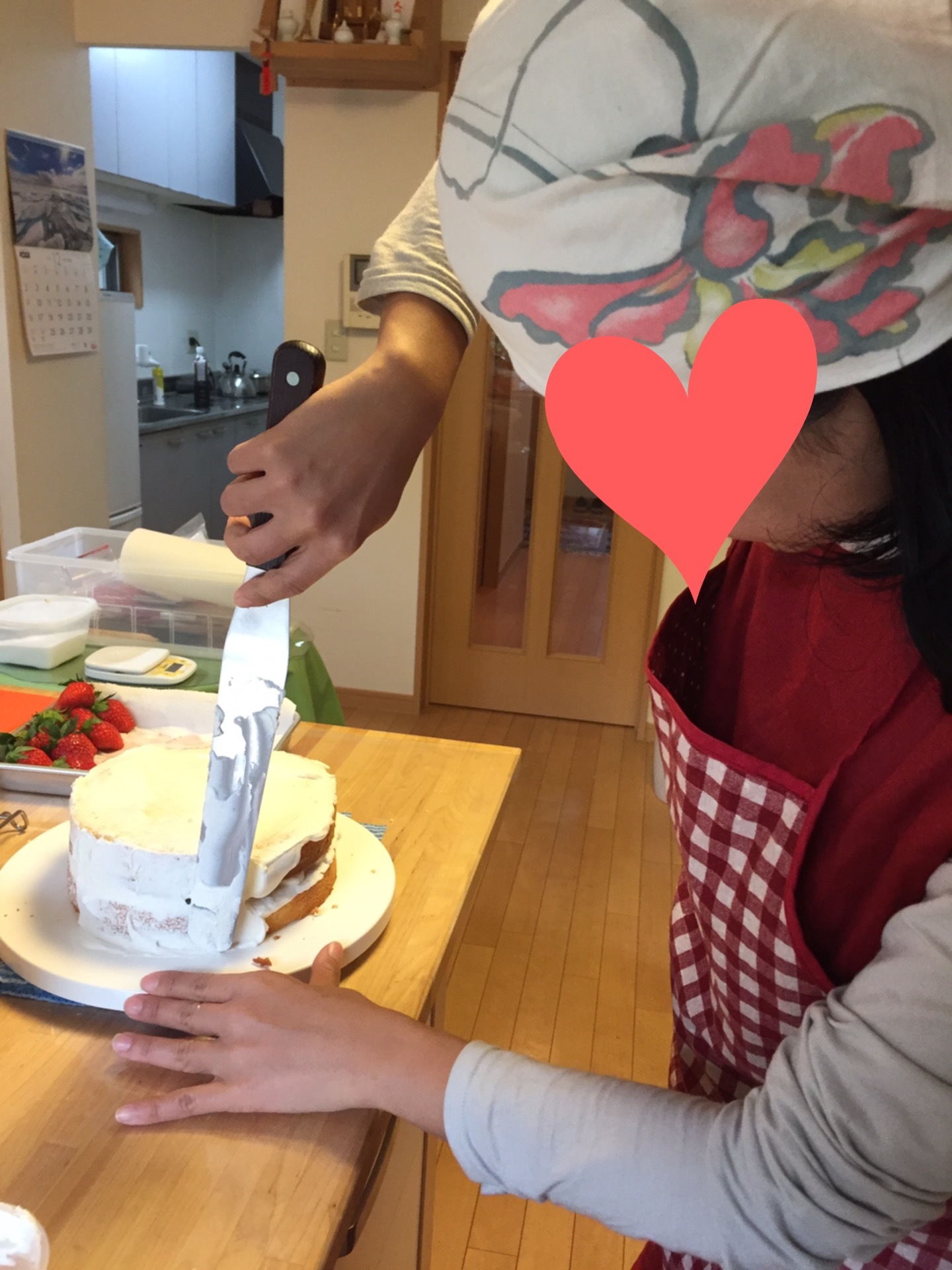 Rちゃんのおたんじょうびケーキ_a0214059_20475423.jpeg