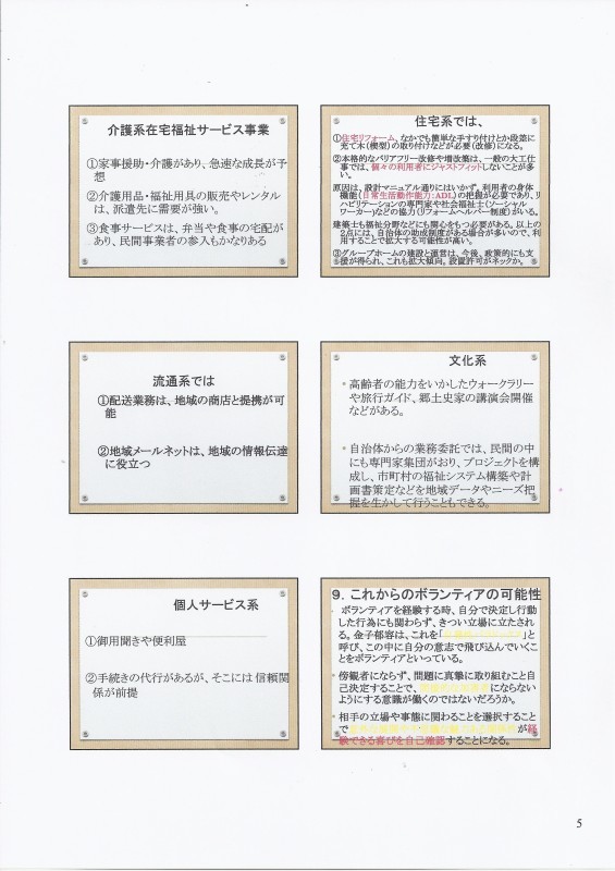 九州看護福祉大学の西島の講義テキスト ボランティア論 九州看護福祉大学社会福祉学科