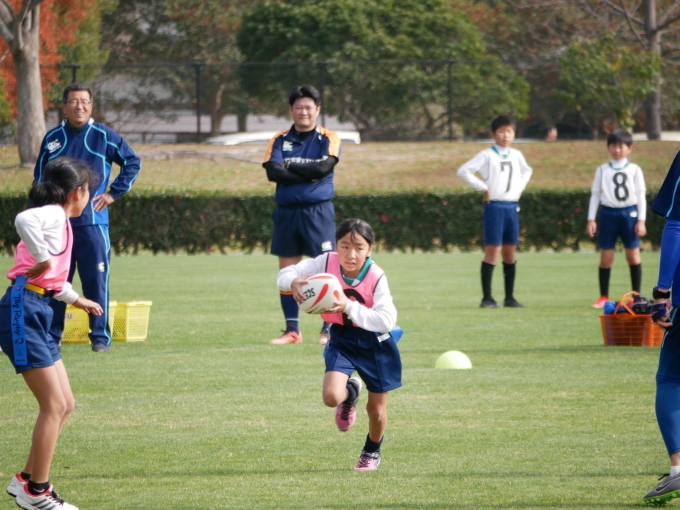 娘は女子ラガー 先日 山口県タグラグビー本戦に出場して ワントライ 未来リノベーション始動 アクティブ バブル シニアは行動的に そして次世代の人材育成を