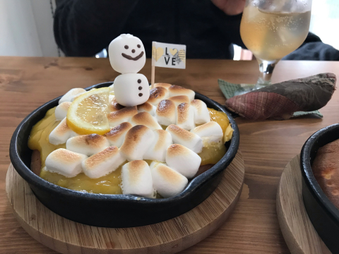 レモンクリームのスモアパンケーキ -山形ミツバチガーデンカフェ -_b0208577_08595379.jpg
