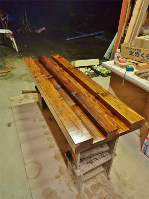 兼業農家の\"物置小屋\"作り ④_c0336902_21062988.jpg