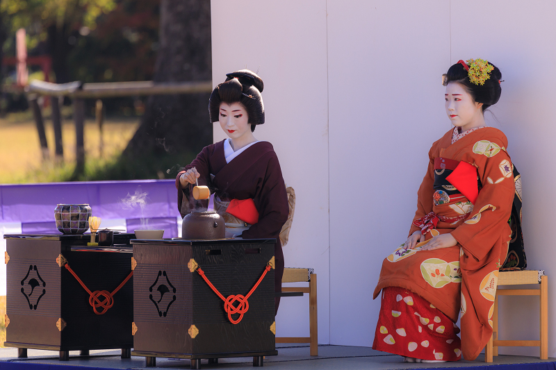 きもので集う園遊会2018（上賀茂神社）上七軒の皆さん_f0155048_23554378.jpg