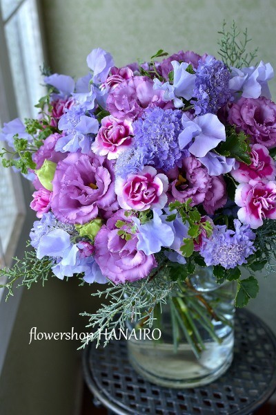 古希 喜寿の御祝いに贈る花束 花色 あなたの好きなお花屋さんになりたい