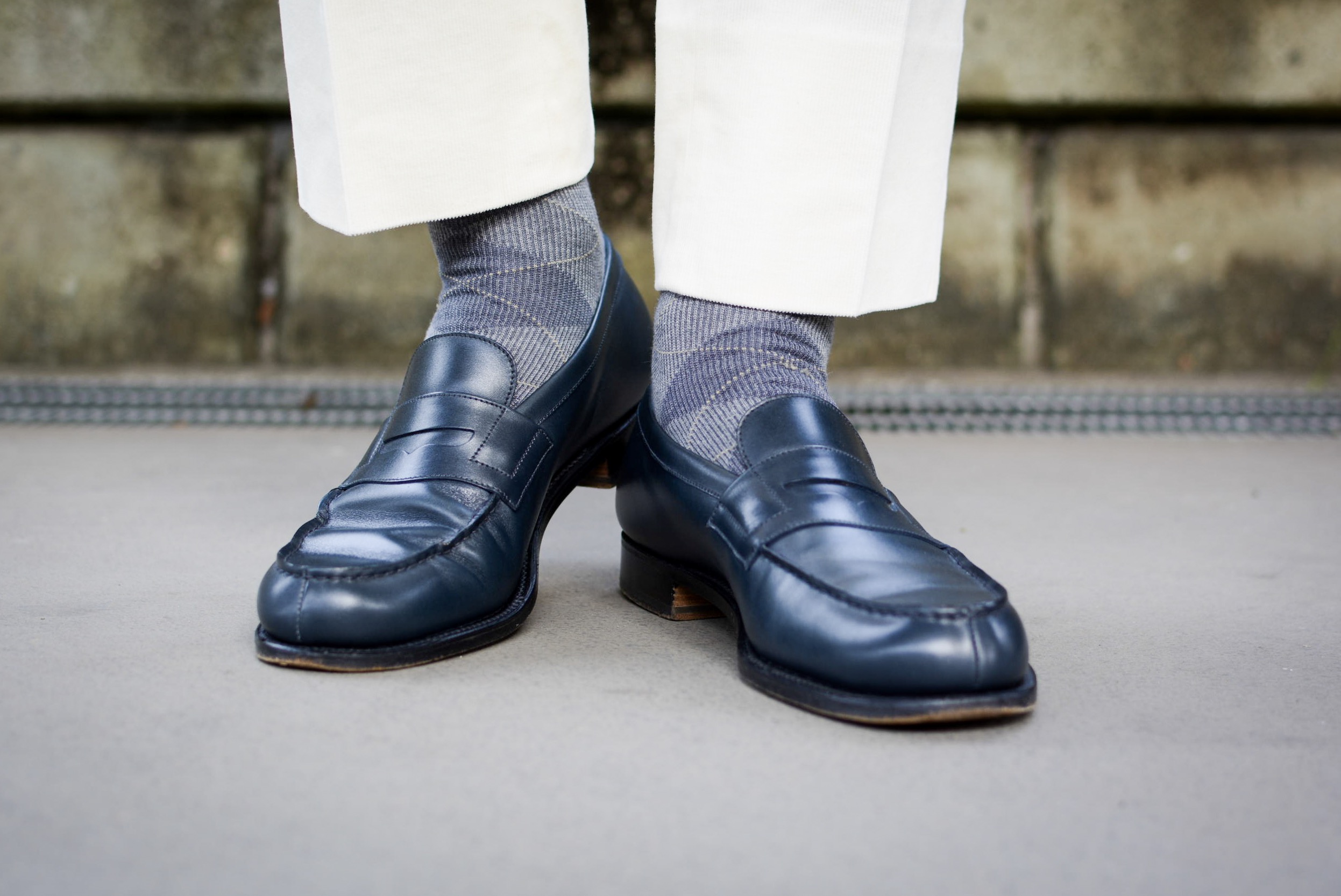 靴下は重要。 J.M.ウェストン 180 Bleu : 今日も晴れて幸せ!