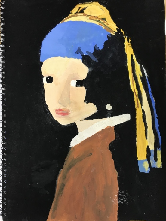 ベレー帽 フェルメール 真珠の耳飾りの少女 油絵 芸術 美術館 帽子