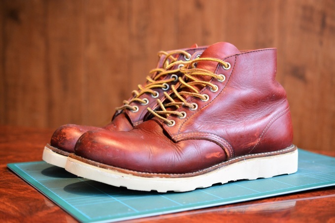 レッドウイング アイリッシュセッター 8166のソール張替え : 朴念仁の艱苦