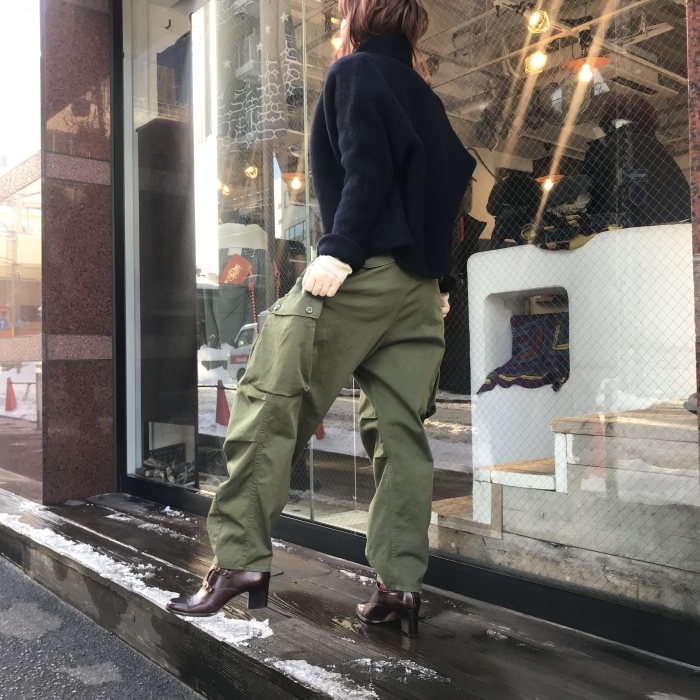 極太ボンタン☆ハイウエスト15cm腹巻・腰裏金色☆80-60-18cm