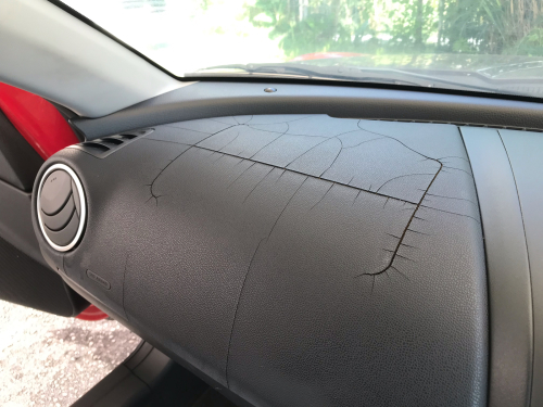 RX8 助手席ダッシュボード RX-8【エアバック亀裂】ダッシュボードリペア : なーべーのリペア奮闘