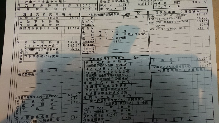 Mazda Cx 5 Xd 6mt 見積り来ました 徒然なるパパに