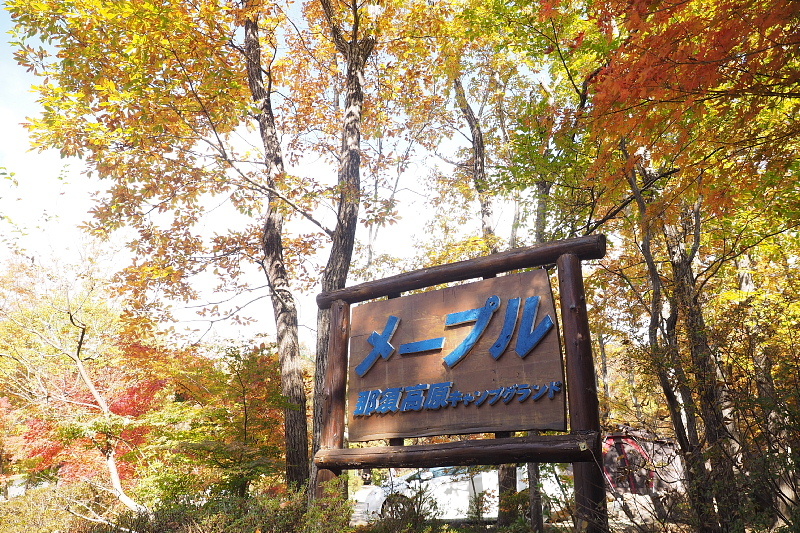 【キャンプレポート】メープル那須高原キャンプグランド ～紅葉の再訪編 ②_b0008655_14393381.jpg