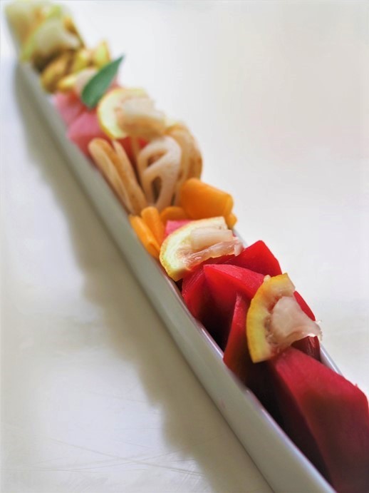 冬野菜と果物のピクルス_e0148373_23030565.jpg