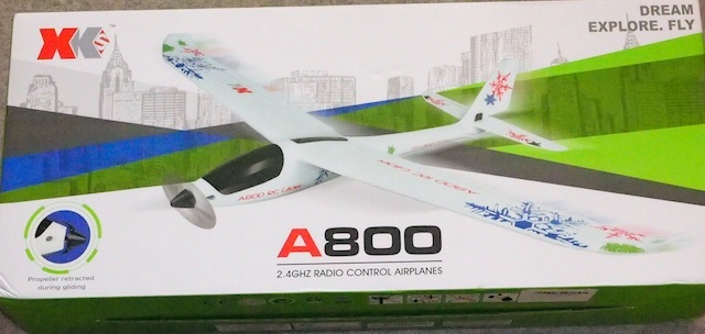 XK A800 モグラ、なんとジャイロ付き4Ch 。^o^;; : R/C 小型電動飛行機