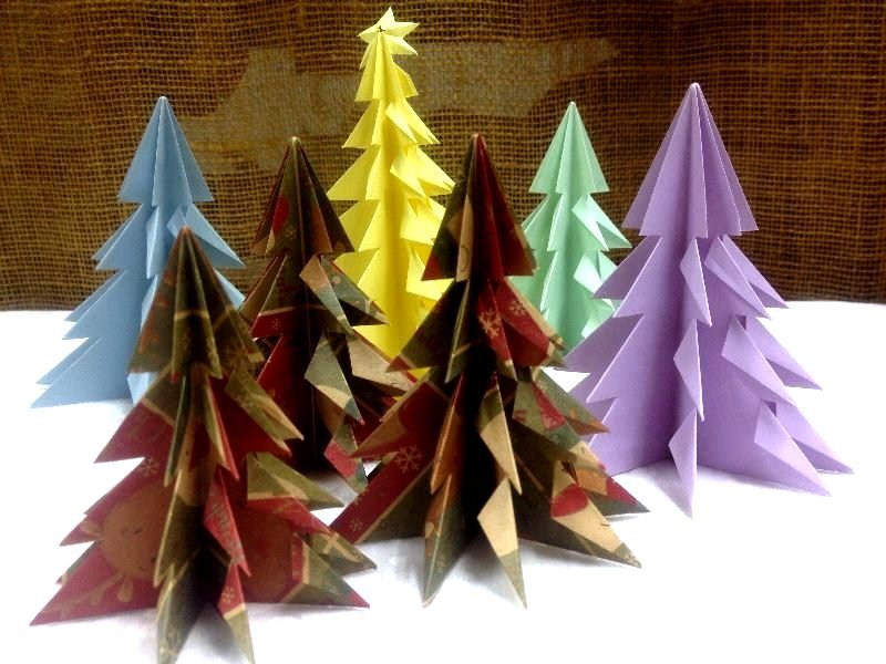 折り方 折り紙の簡単クリスマスツリー ガジャのねーさんの 空をみあげて Hazle Cucu