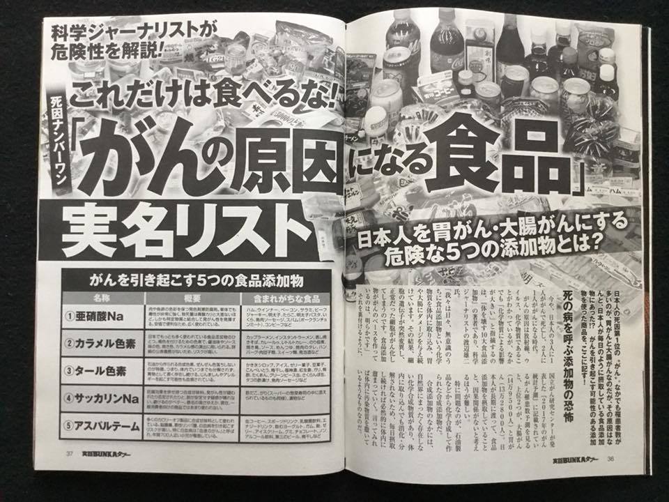 ガンの原因になる食品 隊長ブログ