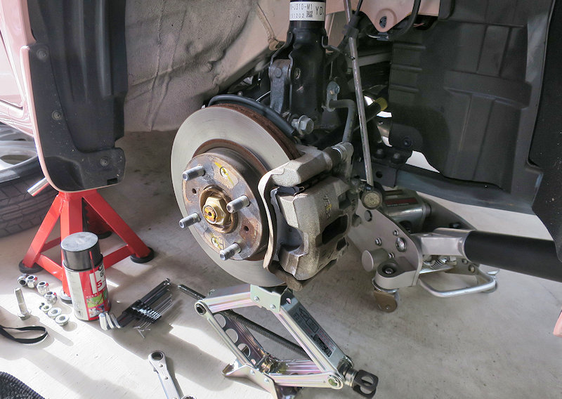 N-BOX (JF1) のサスペンション交換(フロント編) : AR75TS N-BOX (JF1) のサスペンション交換(フロント編) : AR75TS