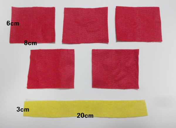 レシピ フェルト椿の作り方 Maruwa Taroのfelt Factory レシピ フェルト椿の作り方 Maruwa Taroのfelt Factory