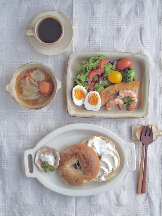 ベーグル朝ごはん_b0277136_08463759.jpeg