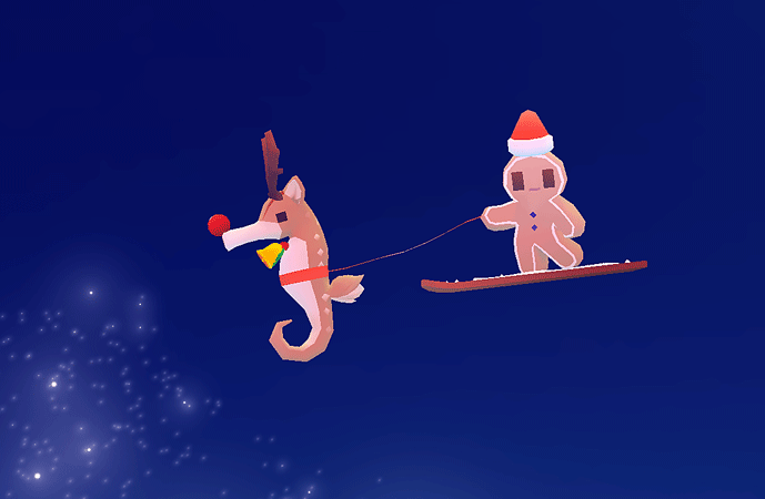 12月日 アビスリウム クリスマスタウンカメ来る 花ねこ日記