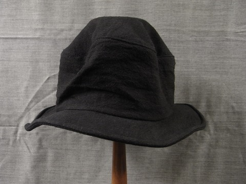 2月の製作 / heavylinen chevalier hat_e0130546_12253072.jpg