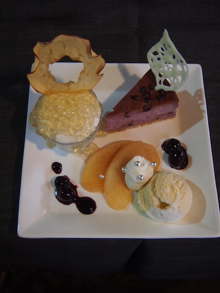 冬のスイーツプレート カフェ南果