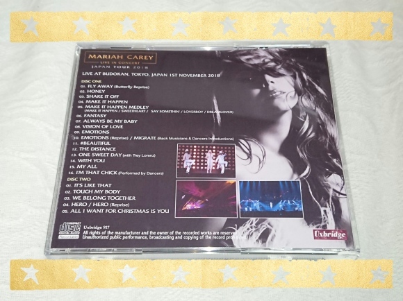 MARIAH CAREY / BUDOKAN 2018 2ND NIGHT_b0042308_17151929.jpg
