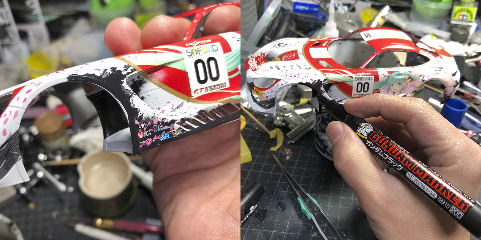 カーモデルの超ビギナーが初音ミクのGTマシンを2日で作れる魔法のような方法を教えます_b0029315_23590111.jpg