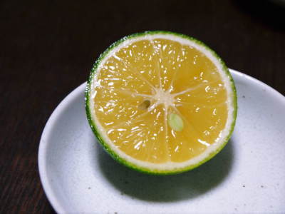 種なしかぼす 生産農家が教える絶品酢漬けを紹介!お節料理にもぜひご利用ください!_a0254656_18341263.jpg