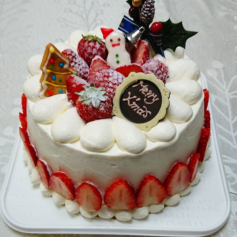 クリスマスケーキ2日め❤️_a0113430_17443241.jpg