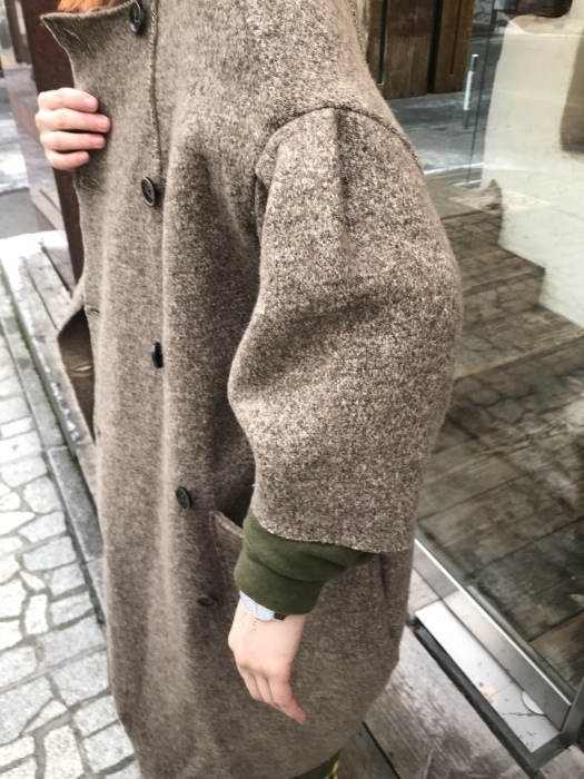 KAPITALキャピタルチロルウール女の子パフコート オートミール KAPITALキャピタルチロルウール女の子パフコート オートミール