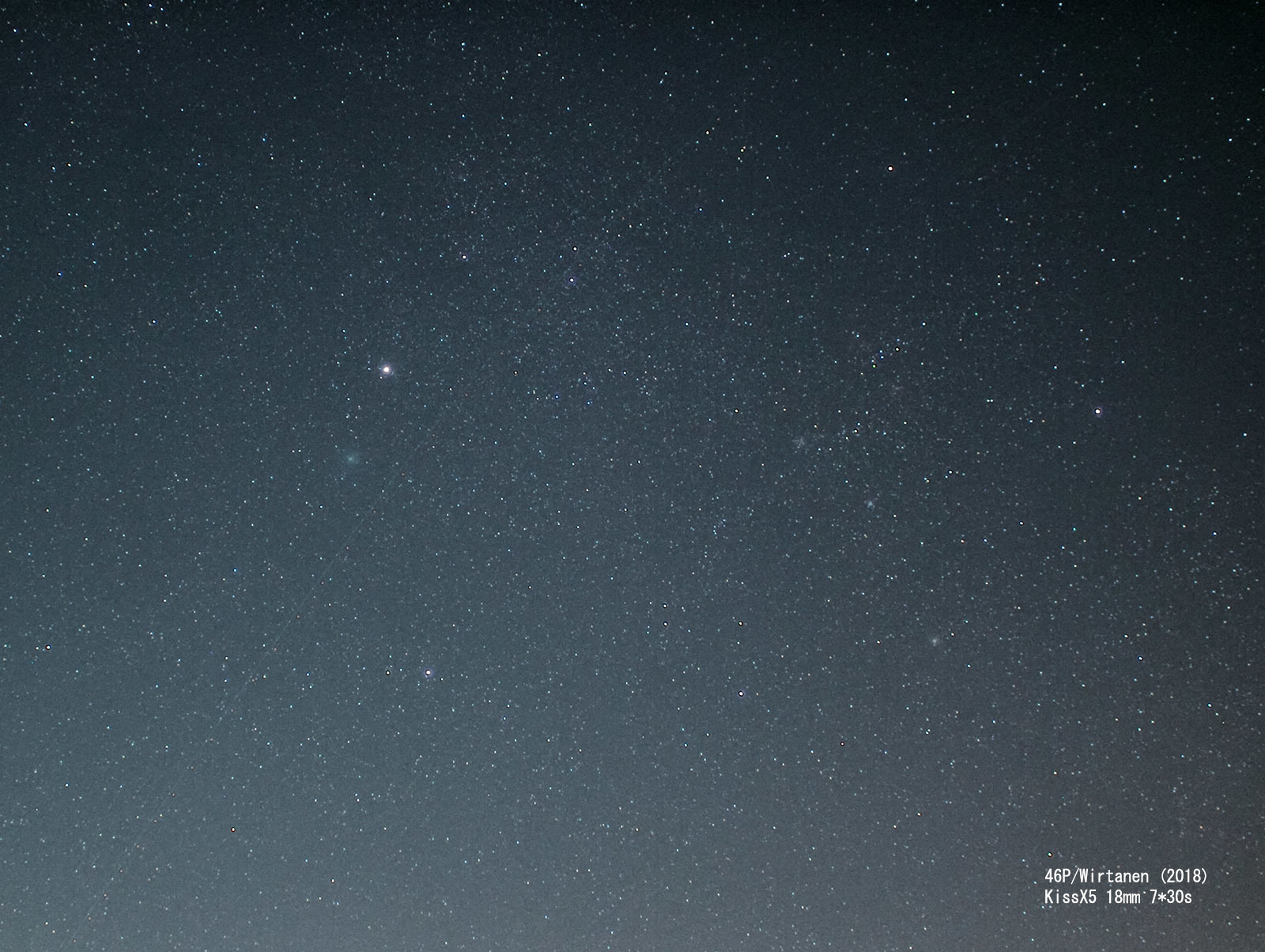クリスマスの夜のウィルタネン彗星_e0174091_14471607.jpg