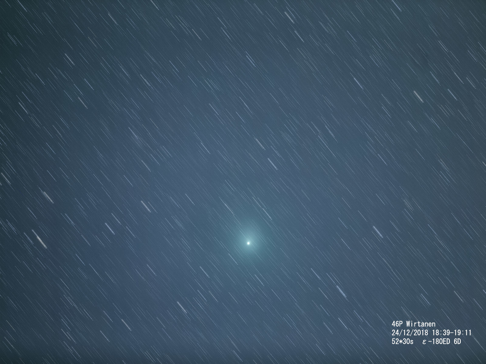 クリスマスの夜のウィルタネン彗星_e0174091_14495497.jpg