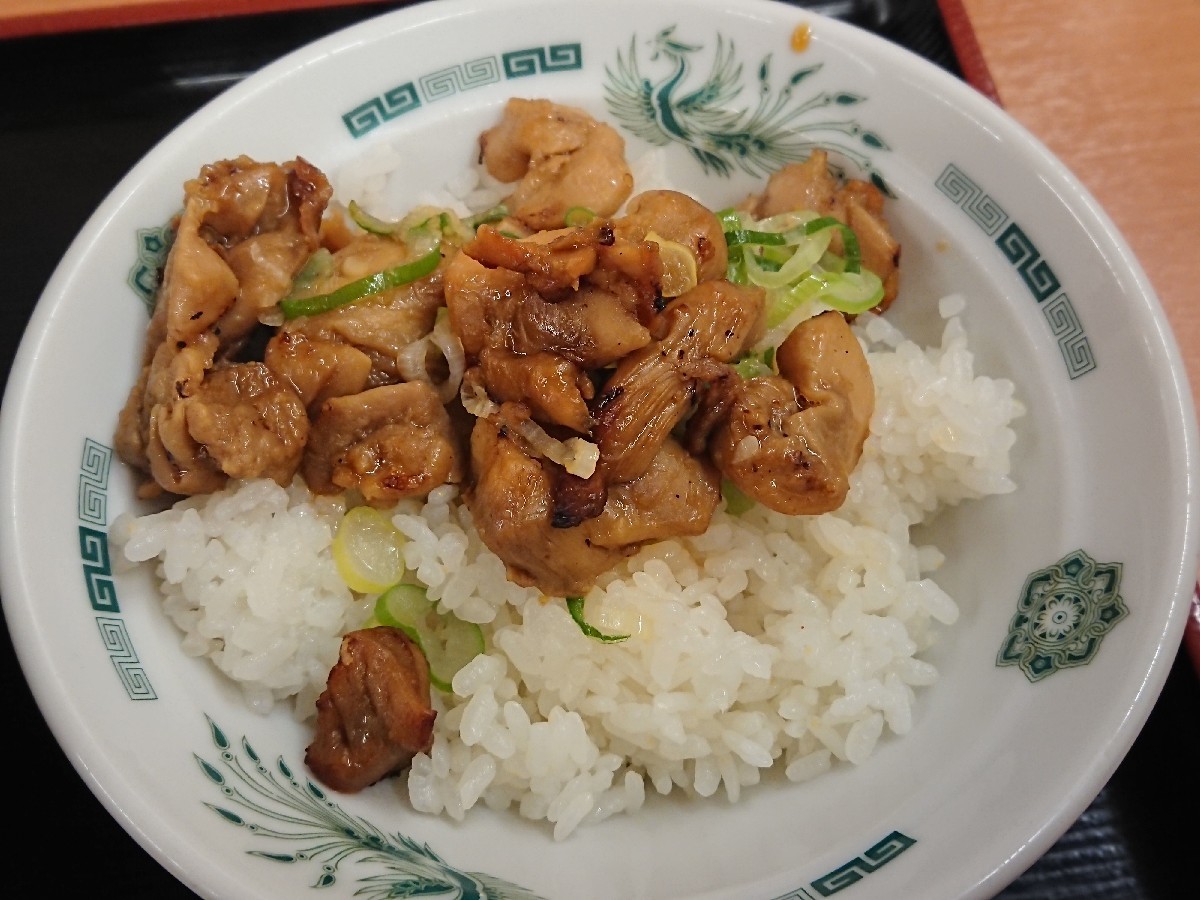 12/26  味噌ラーメン焼き鳥丼セット ￥740 @ 日高屋_b0042308_19082707.jpg