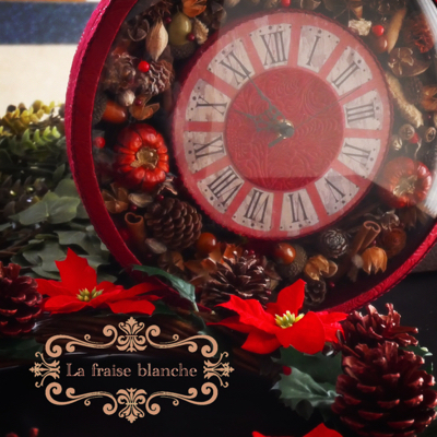 『Christmas Wreath Clock』_d0361125_17364669.jpg