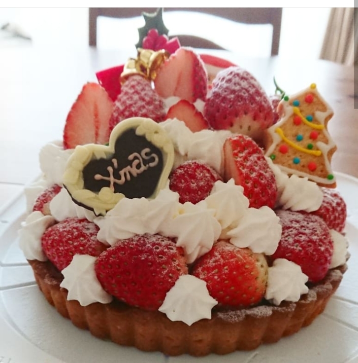 クリスマスケーキ25日版_a0113430_07565007.jpg