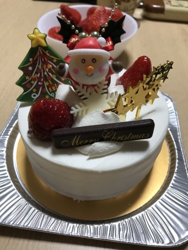 今年のクリスマスケーキはケントハウスで小さめケーキを Choco Chip Mint